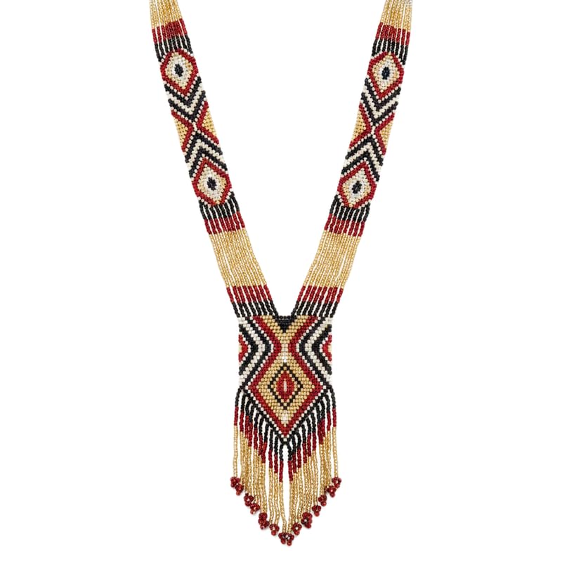 Collier Gerdan ukrainien en perles : le bijou fait main pour sublimer un décolleté