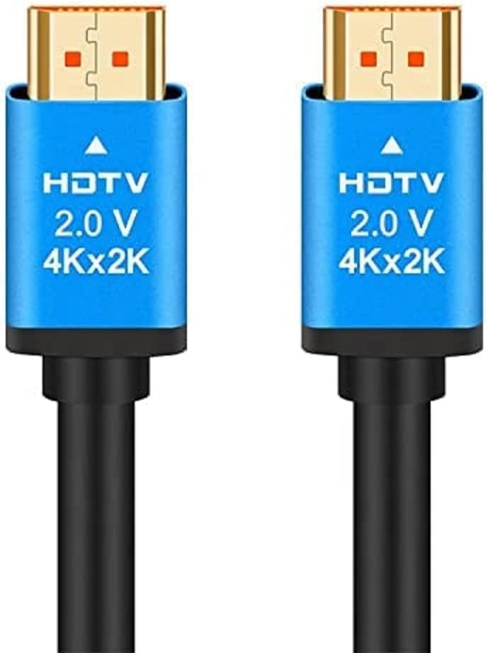 ELECTRO WOLF 4K UHD HDMI Cable High Speed 18Gbps HDMI 2.0 Cord Supports 4K@60Hz UHD, 2160p, 1080p, Ethernet, 3D, Audio Return (ARC) Compatible for TV, Laptop, PC, Monitor and Projector (4K, 3 Meter)