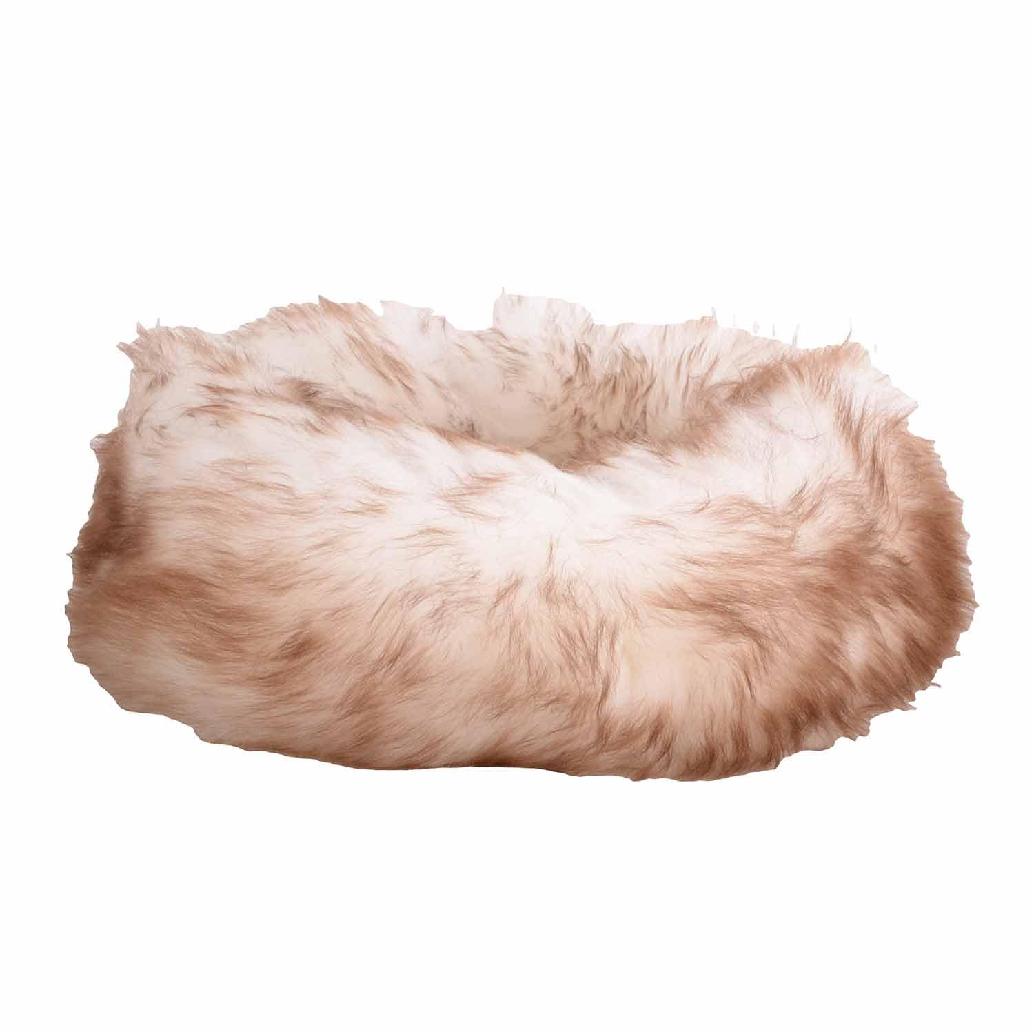 SNUGRUGS Womens Genuine Sheepskin Ski Headband - Ivory - Headband Style - Elasticated Fit