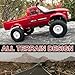 HLSFWDRIVE RC Rock Crawler 4x4 WPL C24 RC Truck Off Road RTR 1/16 Scale Remote Control Crawler All Terrain with Proportional Throttle Steering 2.4 GHz Led Light Hobby Toy Adult