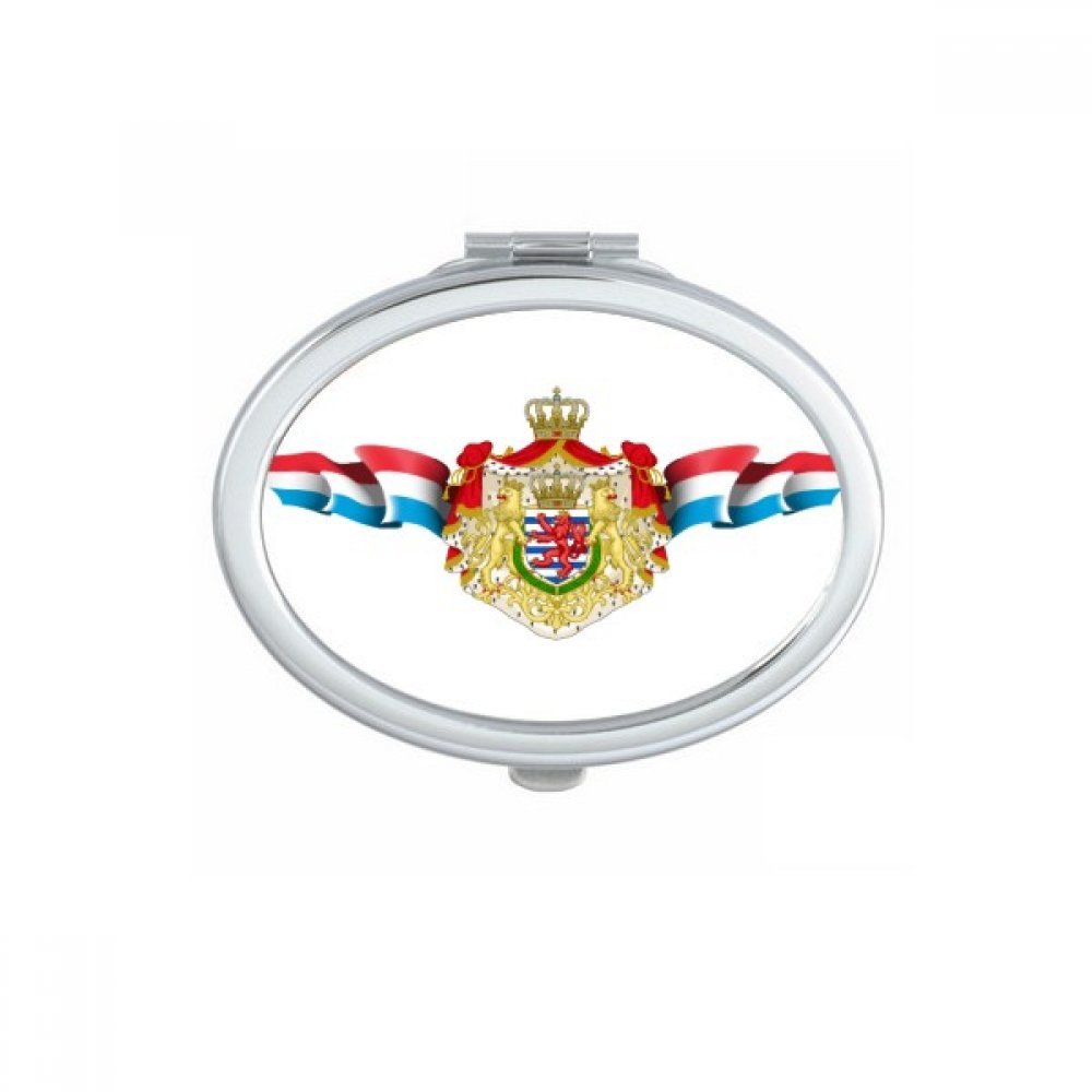 Miroir de Poche Ovale Luxembourg Idéal pour Retouches Maquillage en Voyage ou au Bureau