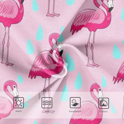 Joisal Girls Underwear Toddlers 2t Cotton Panties for Girl Pattern Briefs Undies Kids Pink Cartoon Flamingos Cartoon3
