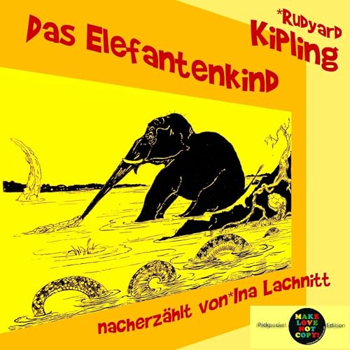 Diseño de la portada del título Das Elefantenkind