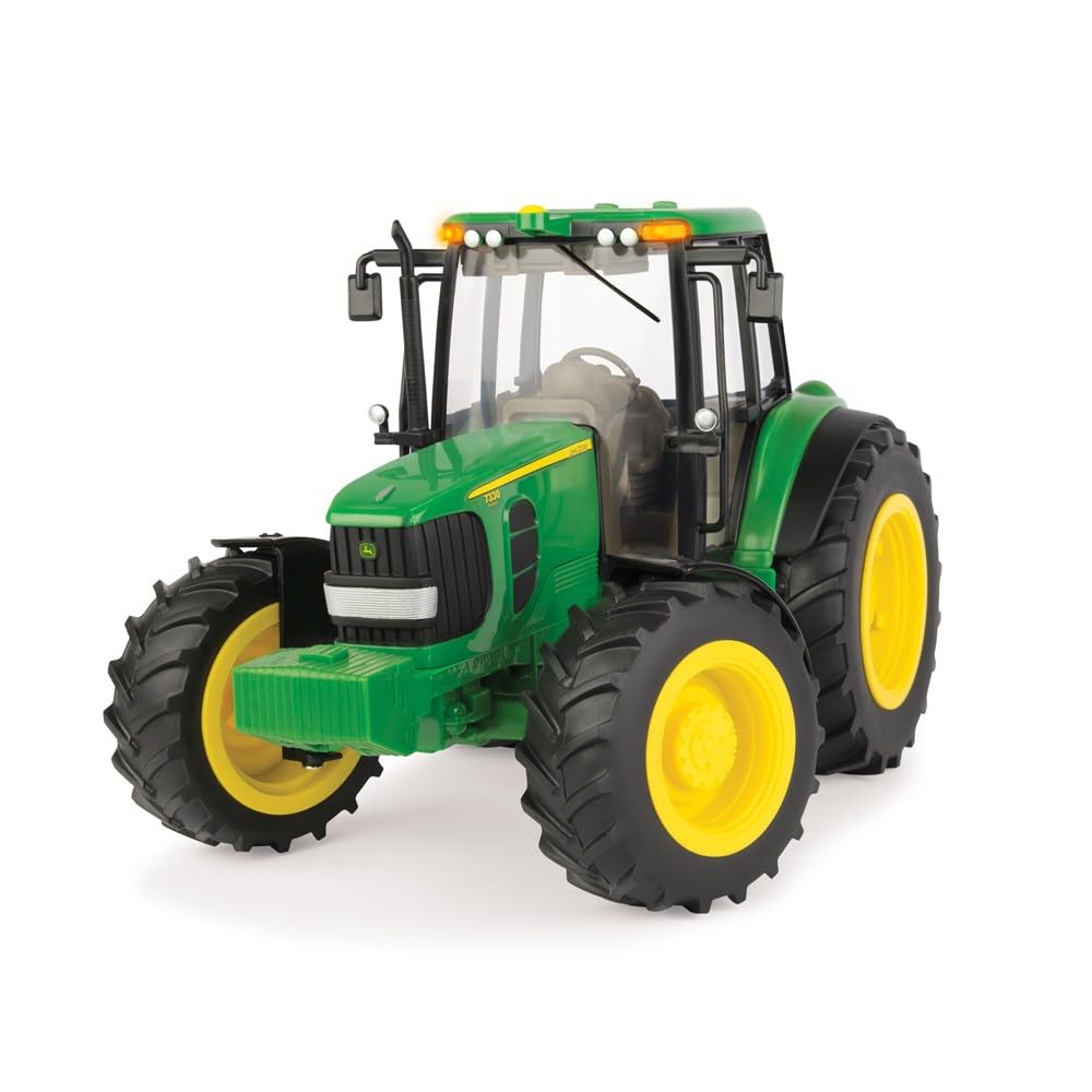 TOMY John Deere Kid Ertl Big Farm 1:16 Tractor With Lights & Sounds, Multicolor