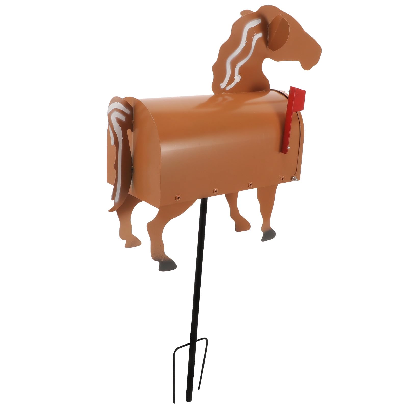 Boîte aux lettres robuste en fer Gatuida au style équestre durable