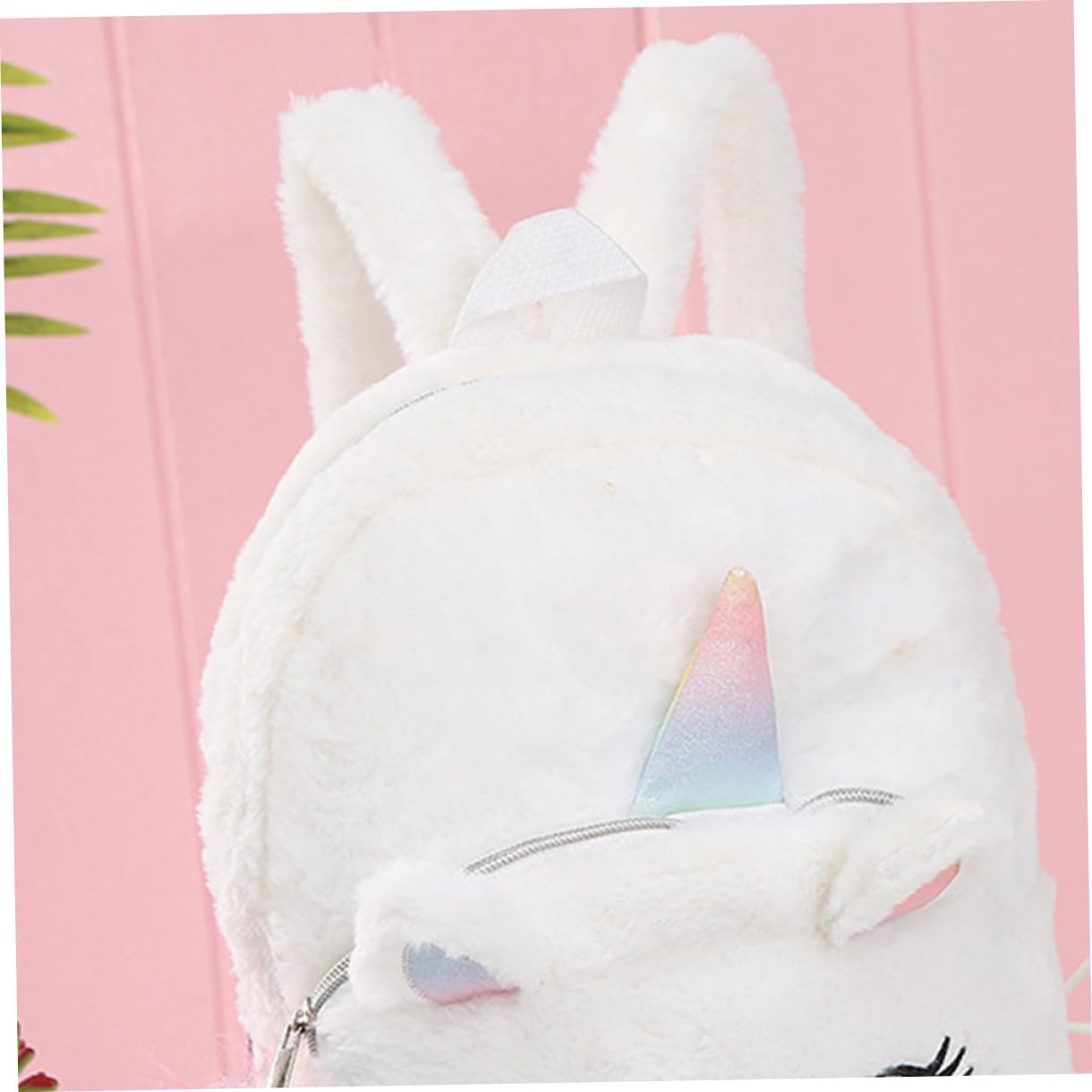 SHERCHPRY 2pièces à Garçon Fille Licorne Peluche Scolaire Créatif Et Pratique Pour Voyage Et Sorties Blanc