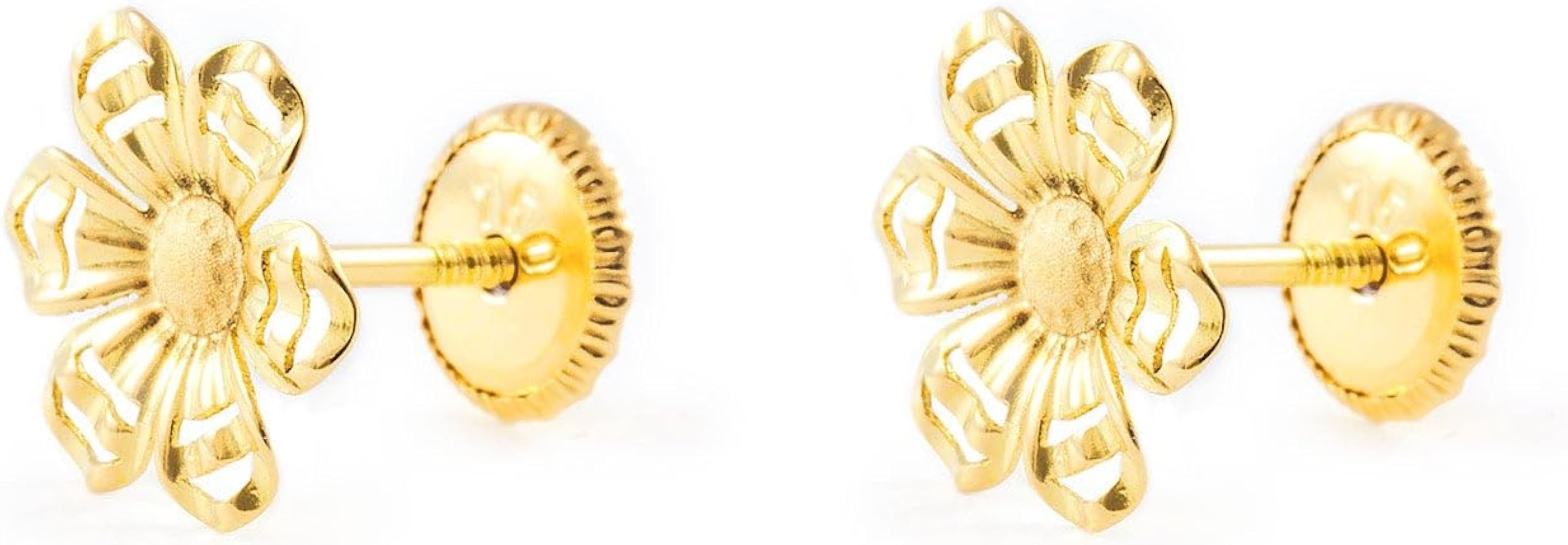 Orecchini Estate di perla Oro bianco e giallo 9K - 2 perle naturali - Elegante regalo anniversario