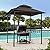 Donext 8' x 5' Double Tier Soft Top Grill Gazebo, Outdoor Barbecue Gazebo with Hook and Bar Counters, Grill Canopy for Barbecue & Outdoor Canopy, Brown