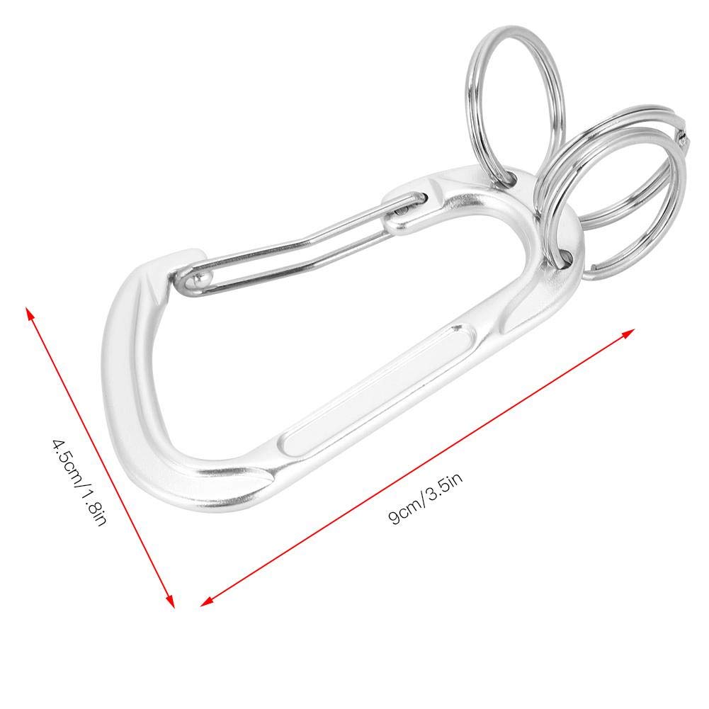 TMISHION Mousqueton D'escalade Multifonctionnel En Alliage D'aluminium