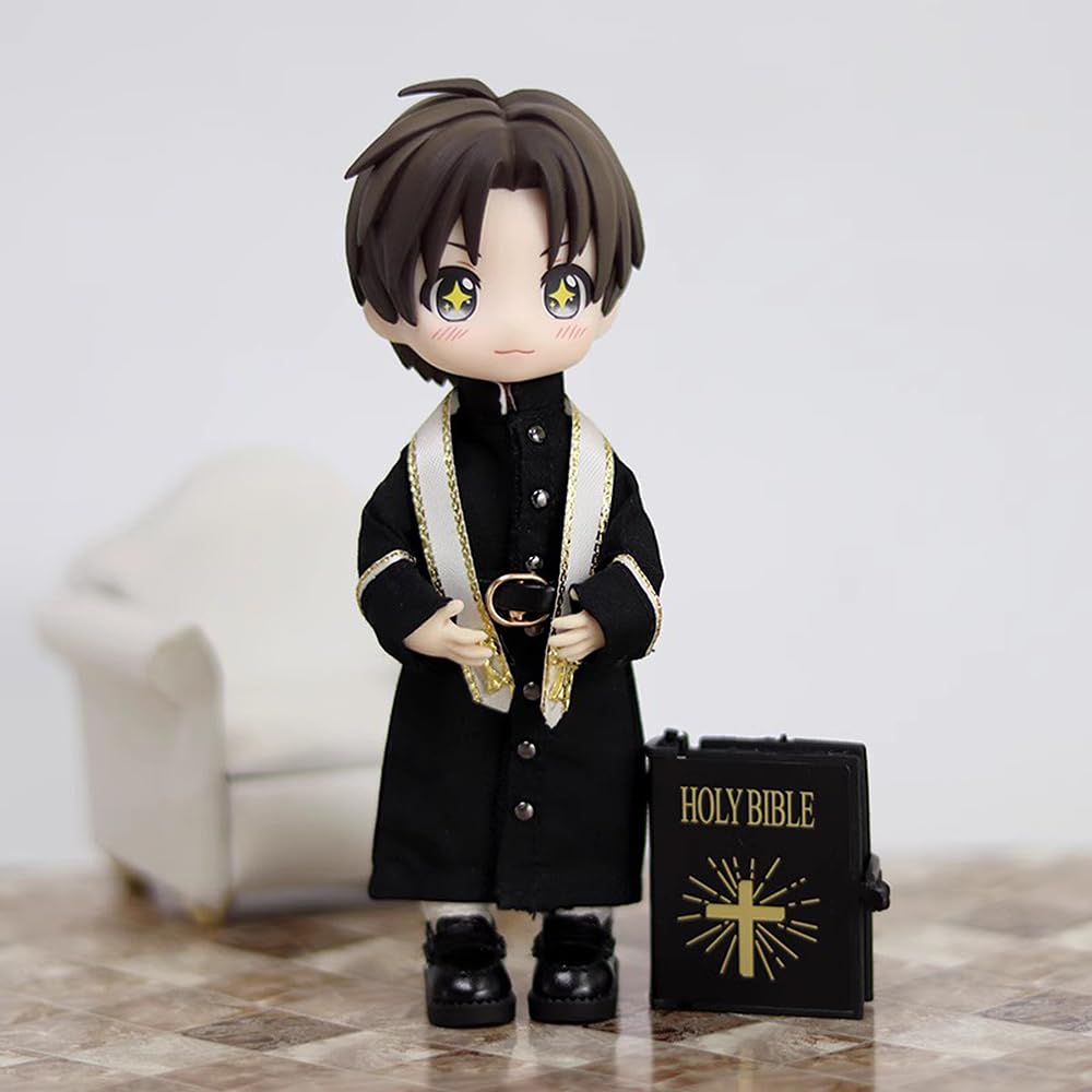 オビツ11 ハンドメイド 教皇 5点セット ブラック オビツ11の型紙の