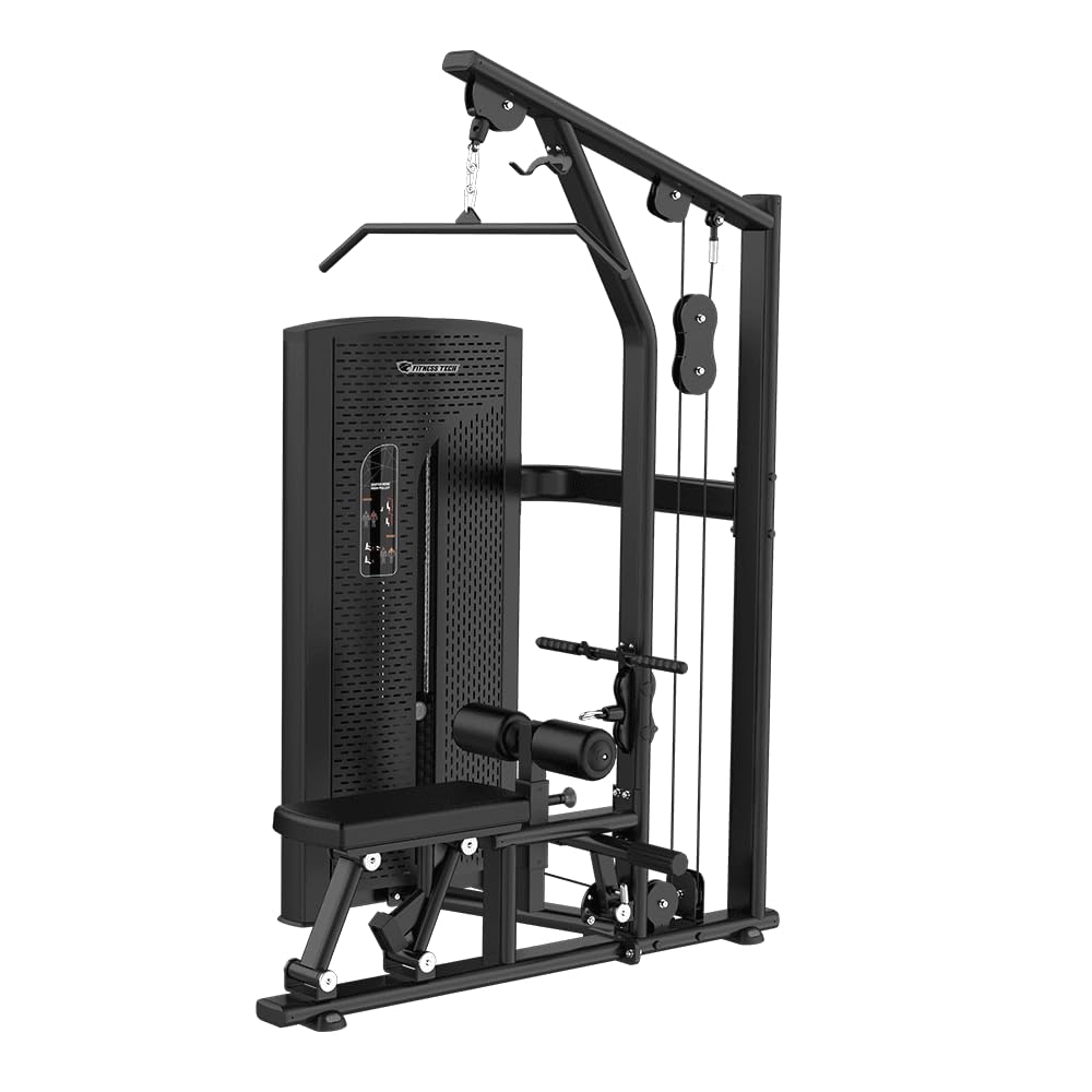Máquina Polea Alta y Remo Selectorizada Pro Series | Dorsales y Espalda | Fitness Tech