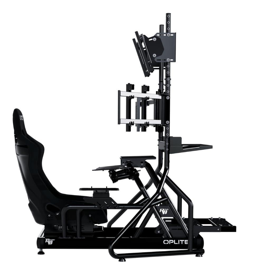 OPLITE - R8 Single Monitor Stand Black - Support Simple écran Universel