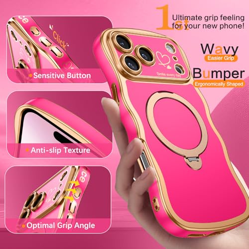 Protection iPhone 17 Pro Max rose vif pour vos sorties et selfies - 4
