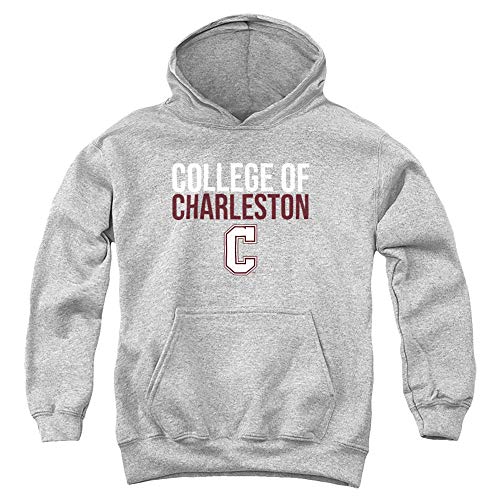 College of Charleston Official Stacked Youth Kids Boy/Girls Pull-Over Hoodie Sweatshirt