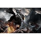 Darksiders Poster by Silk Printing # Size about (56cm x 35cm, 22inch x 14inch) # Unique Gift # 9064FF