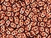 Czech SuperDuo Two-Hole Seed Crystal Beads 5.5x2.5mm Crystal Bronze Fire Red 22gram