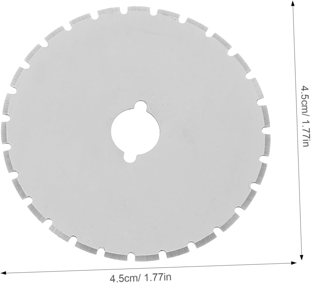BESPORTBLE 10pcs Rotary Cutter Blades Replacement Cutting Discs for Quilting Scrapbooking and Sewing and Easy to Install Compatible and Tools
