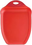 Dexas Chop & Scoop Cutting Board, 9.5 by 13" White with Black Handle