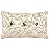 laura ashley cotton white wallpaper Incluye 1 almohada decorativa de 14 x 24 cm con relleno.