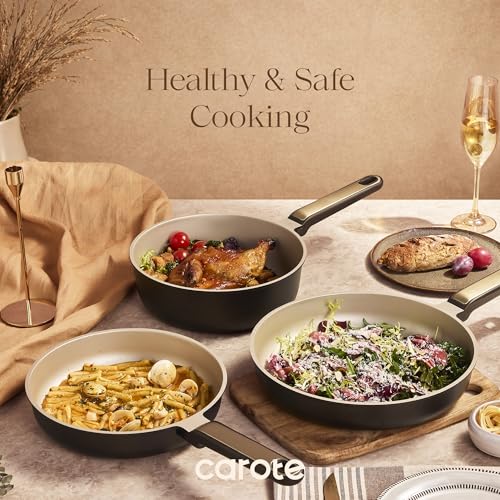 Ahorra 60% en Juego de Ollas y Sartenes Antiadherentes CAROTE - Image 7