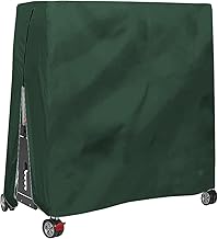 420D Oxford Table Tennis Table Cover Waterproof Table Tennis Table Cover 185 x 165 x 70 cm (Green)