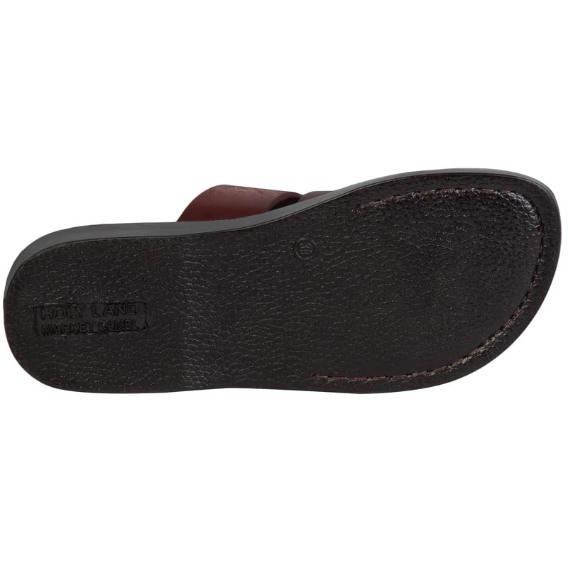 Holy Land Market Men/Women Biblical Jesus Leather/Suede Sandals/Slides From Jerusalem (Suede VI)4