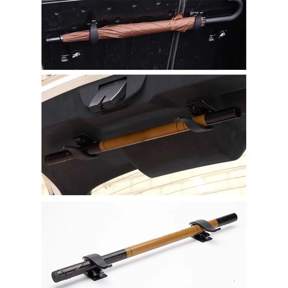 Soporte Paraguas De Coche para Q5 SUV 2008 2009 2010 2011 2012 2013 2014 2015 2016 2017, Lluvia Paragua Carpeta Gancho Multiusos Maletero Soporte-Paraguas Interior Accesorios,B