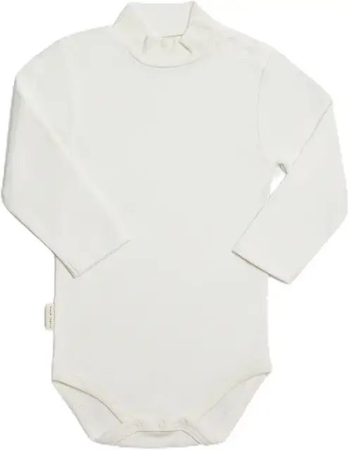 Body Bebé Básico Cuello Alto Blanco - Ropa Infantil Cómoda