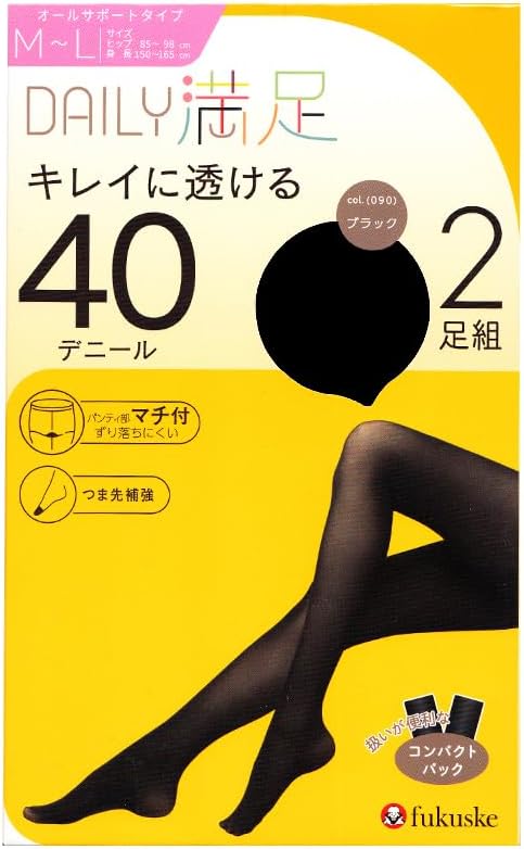 デイリー満足 40デニールタイツ：美脚を叶える快適な履き心地