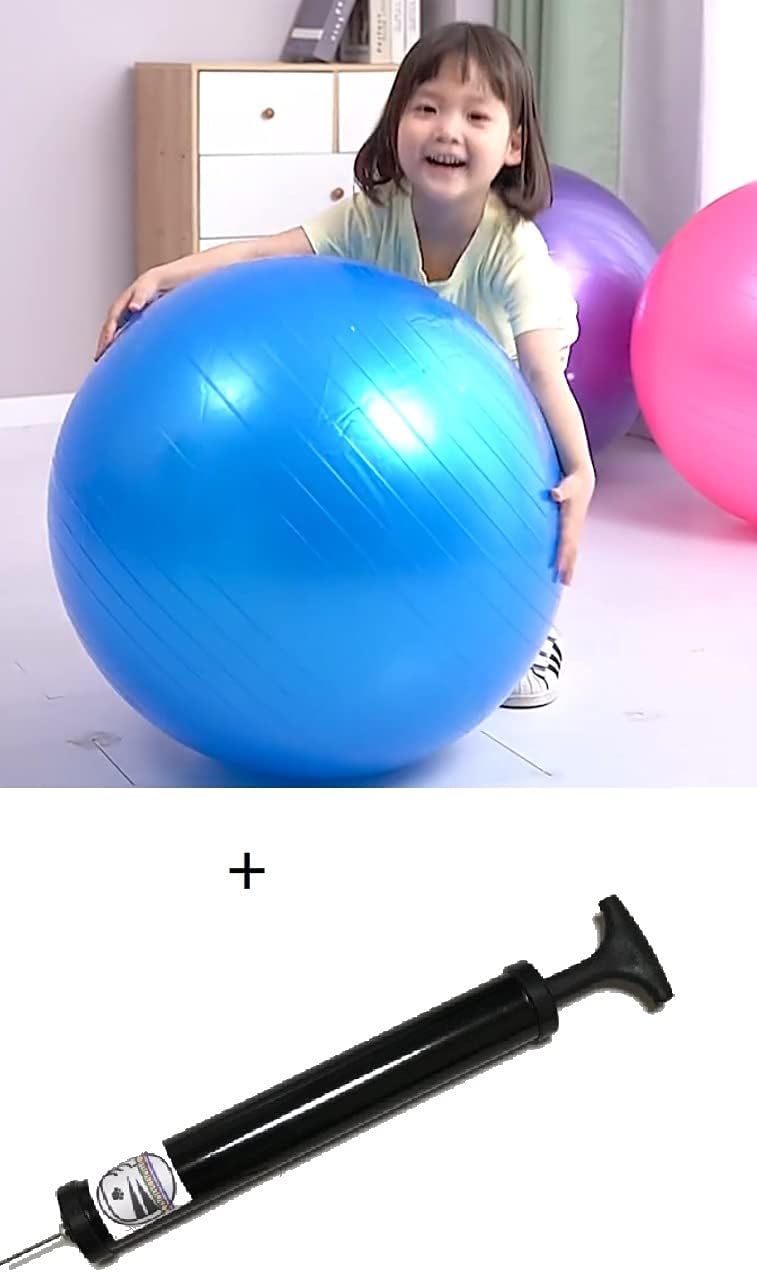 Amazon Monshop 半球 バランスボール 大人から子供まで 感覚統合 バランス トレーニング バランス感覚 空気入れおまけ付き Monshop バランスボール