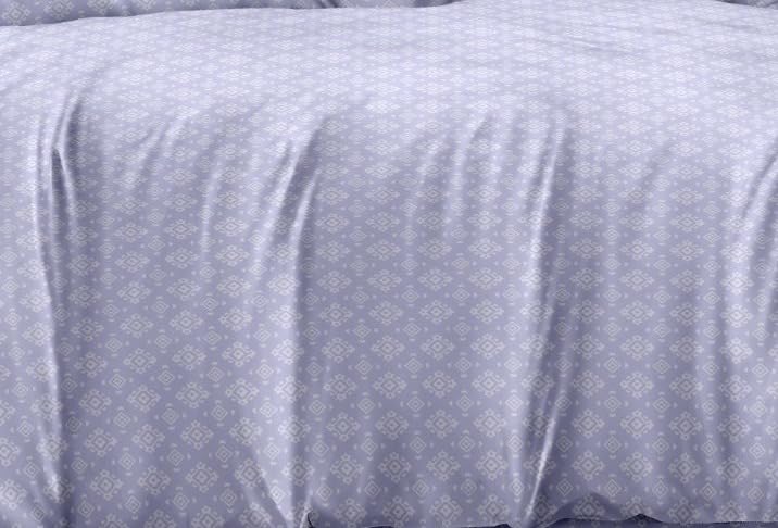 Image of DECOR2ADMIRE Super King Size Cotton Bedsheet 108x108 Inches, 400 TC Premium Cotton Bed Sheet with 2 Pillow Covers, Soft Breathable Luxury Printed Bedding (Lavender-Blue)