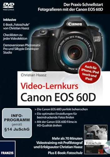 Preisvergleich Produktbild Canon EOS 60D - Videolernkurs (PC+MAC)