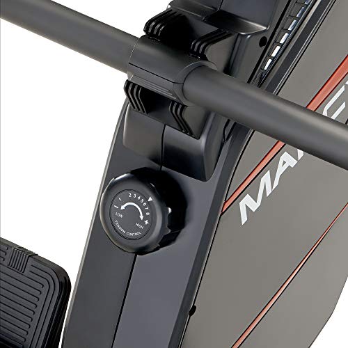 Image of Marcy Compact 8-Level Adjustable Magnetic Resistance Rowing Machine with Transport Wheels