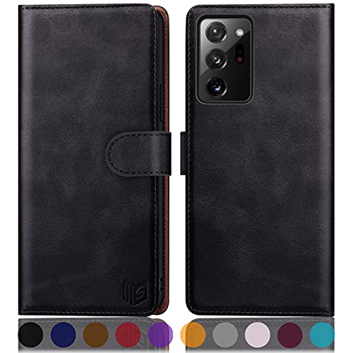 Coque Samsung Note 20 Ultra SUANPOT rabat magnétique et rangement multi-cartes