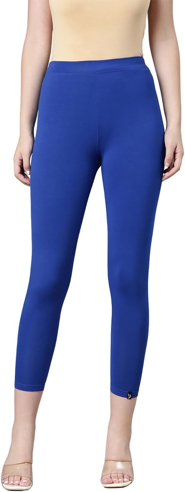 TWIN BIRDS Viscose Elastane Stretch Leggings for Women | Mid Rise Skinny Fit,...