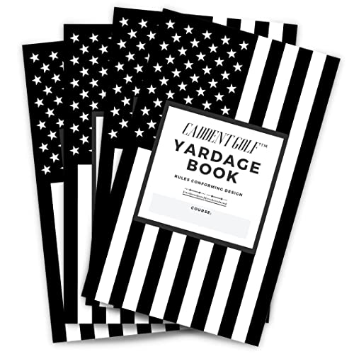 Caddent Golf Yardage Book &Amp; Log - Patriotic Putters Cover