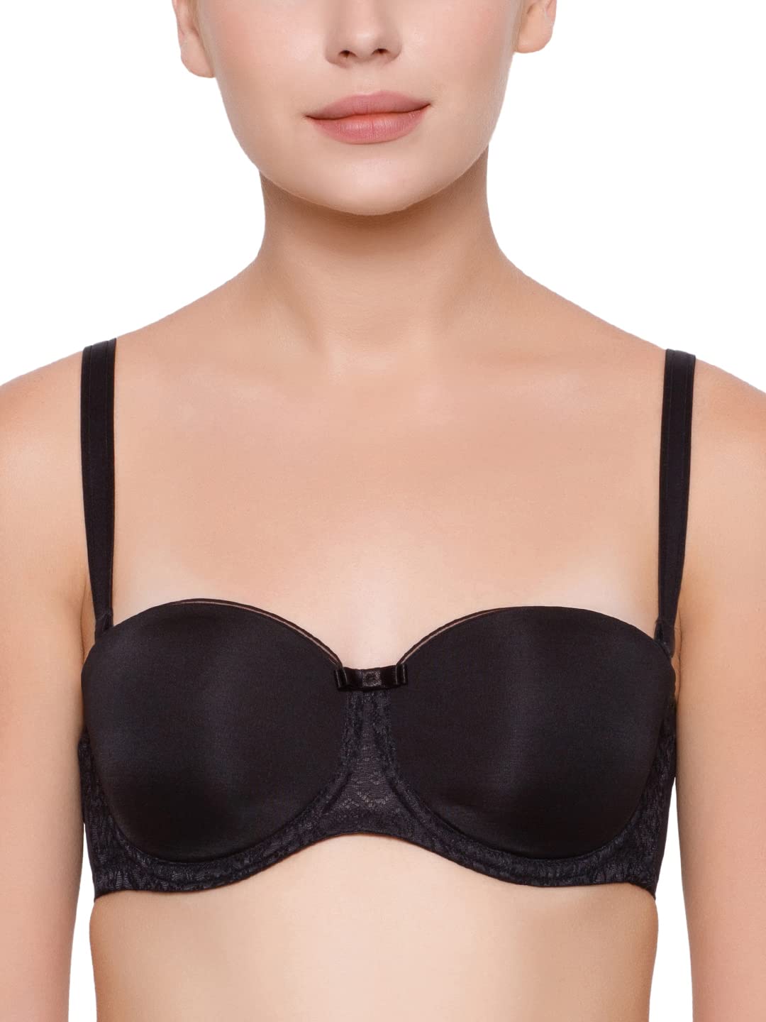Triumph Women's Beauty-Full Essential WDP, Wired padded bra with detachable straps, BLACK