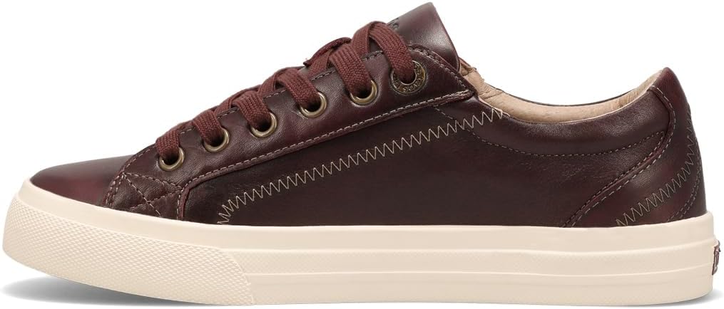 Taos Plim Soul Lux Women's Sneaker - Soft Premium Leather Lace Up Sneakers with All Day Walking Comfort and Support