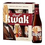 Estuches de Cerveza para Regalar | Pack 4 cervezas Kwak 33 cl. + Vaso Kwak - Regala Cerveza Belga - Regalos Originales de Cerveza