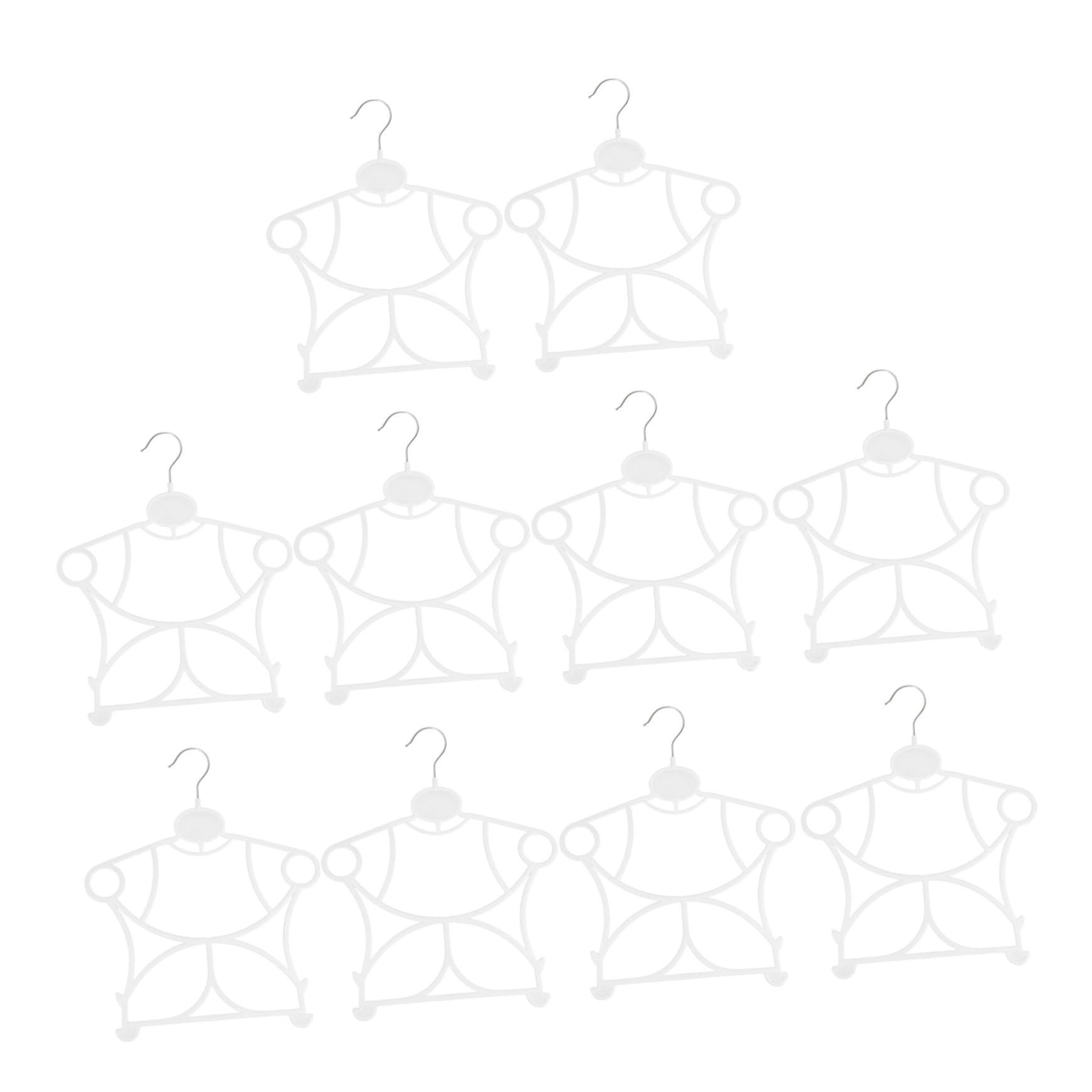 MAGICLULU 50 Pcs Percha Infantil Enteriza Perchas para Niños Trajes De Niño Perchas para Ropa De Bebe para Closet Pequeñas Percha De Ropa para Niños El Plastico