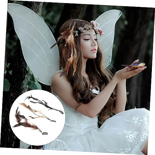 Barrette de plume pour extensions et dreadlocks MAGICLULU | Lot de 30 pièces - 3