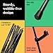 Portable Art Easel Stand 63 Inches - Black Picture Stands for Display w/Bag - Tabletop Art Easel Stand for Sign, Wedding Signs, Poster Stand, Painting Canvas Stand - Metal Tripod, Easels for Display