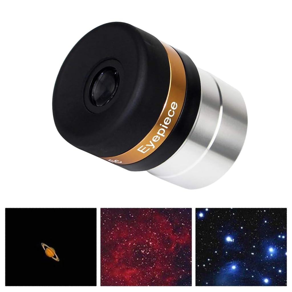 Telescope Eyepiece 1.25'' 62° Wide Angles 4/10/23mm Astronomical Telescope