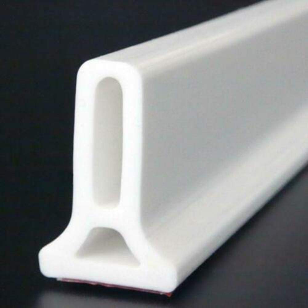 Buy Silicone Strip Shower Collapsible Bathroom Floor Kitchen Seal Screen Door Seal Strip Self