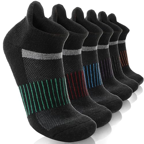 MOSEY KOSY Merino Kurz Wandersocken Sneaker Socken, Warme Wolle...