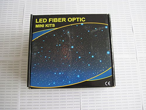 Kit Ciel étoilé LED Blanc Chaud – 200 Points Lumineux, 5 Mètres De Fibre Optique, Effet Scintillant