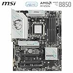 Micro Center AMD Ryzen 7 7700X CPU Processor with MSI B850 Gaming Plus WiFi Motherboard (ATX, AM5, DDR5, PCIe 5.0, M.2 Gen5, Wi-Fi 7, 5G LAN) - Image 3