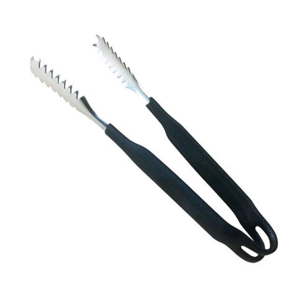 Pinzas for cocinar, abrazaderas de acero inoxidable, utilizadas for cocinar alimentos, pinzas for servir, herramientas for barbacoa, utensilios de cocina, abrazaderas con mango de silicona (tamaño: 17