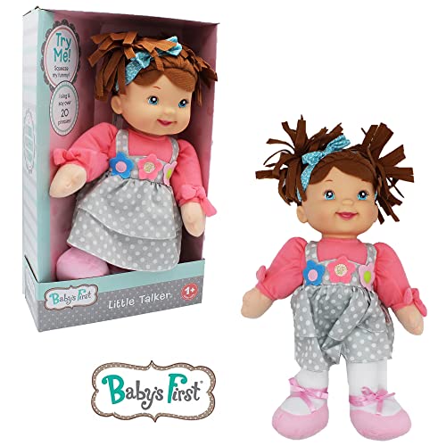 Muñeca Little Talker con 20 Frases y Vestido Lavable miniatura 3