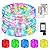 SURLED 99Ft Rope Lights Outdoor, 16 Colors Outdoor String Light Plug in, 300 LEDs Waterproof Rope Light with Remotes for Bedroom Wedding Patio Party Garden Birthday Halloween Christmas